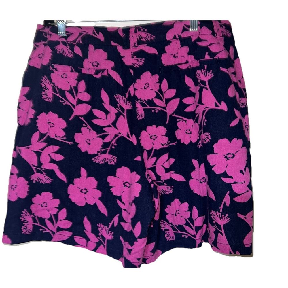 NWT Croft & Barrow Natural Fit Secretly Slimming Printed Shorts - 16